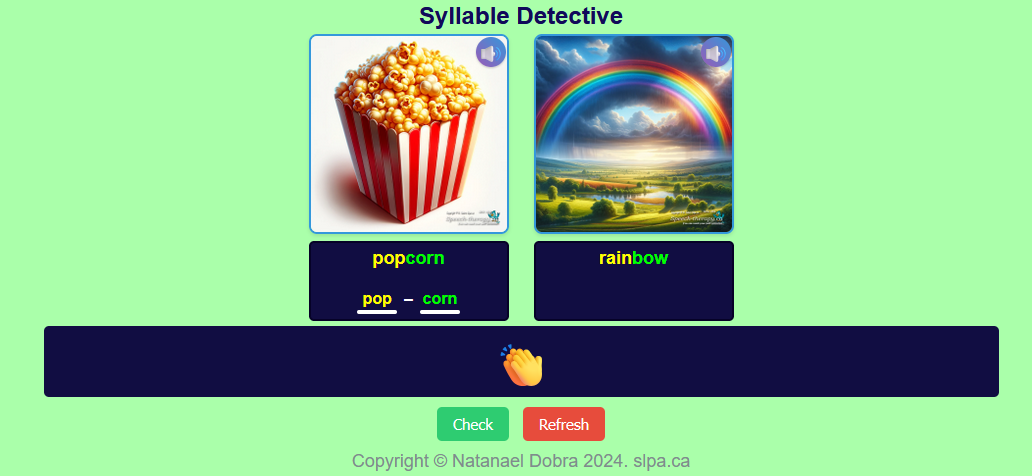 Syllable blending